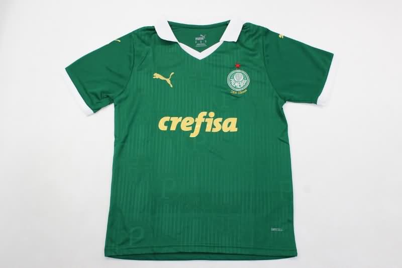 Palmeiras 2024 Kids Home Soccer Jersey And Shorts