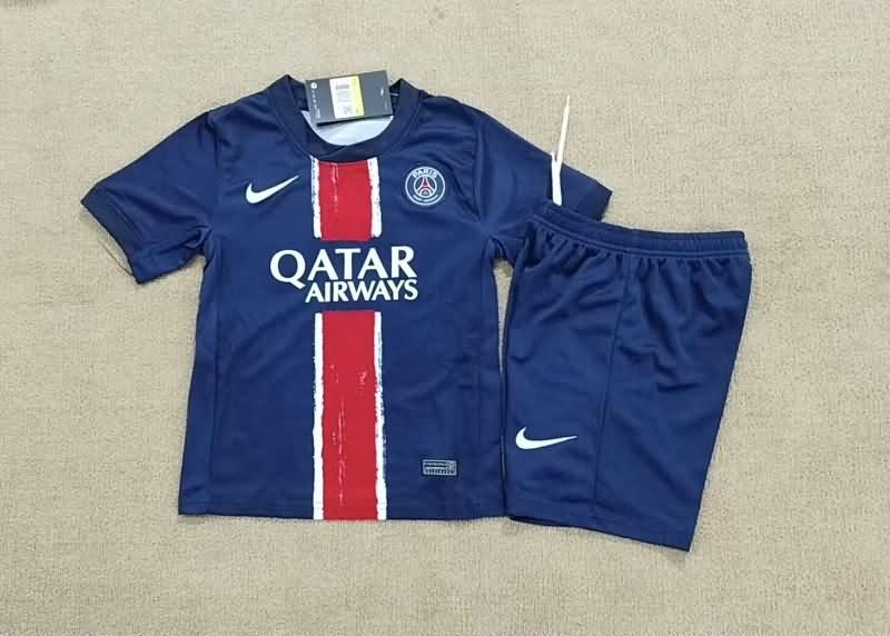 Paris St Germain 24/25 Kids Home Soccer Jersey And Shorts Leaked