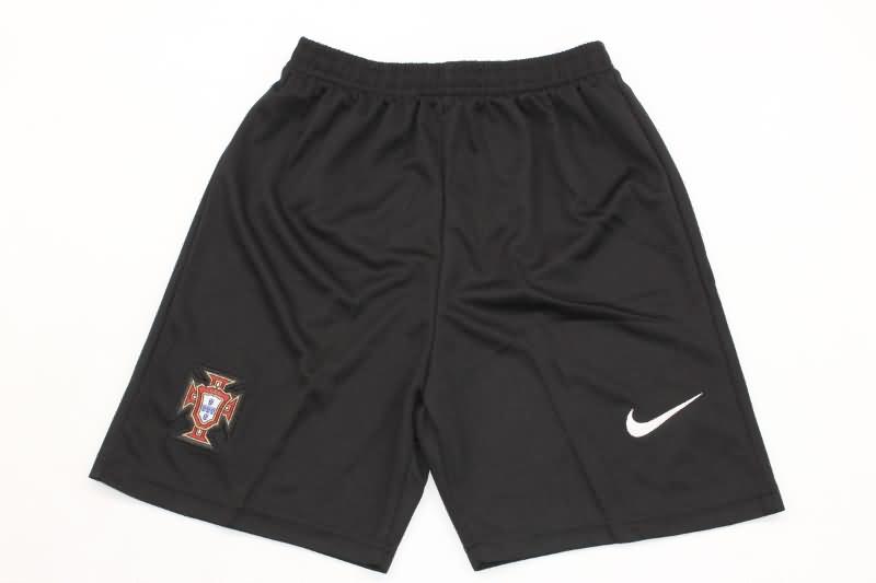 Portugal 2024 Kids Away Soccer Jersey And Shorts