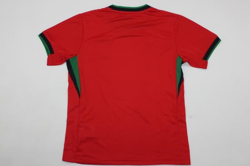 Portugal 2024 Kids Home Soccer Jersey And Shorts