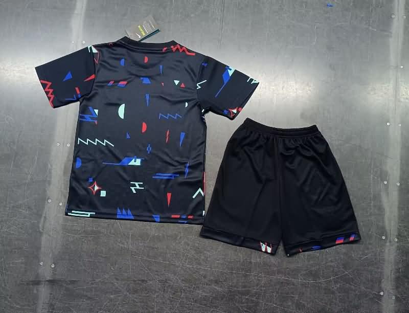 Portugal 2024 Kids Training Soccer Jersey And Shorts