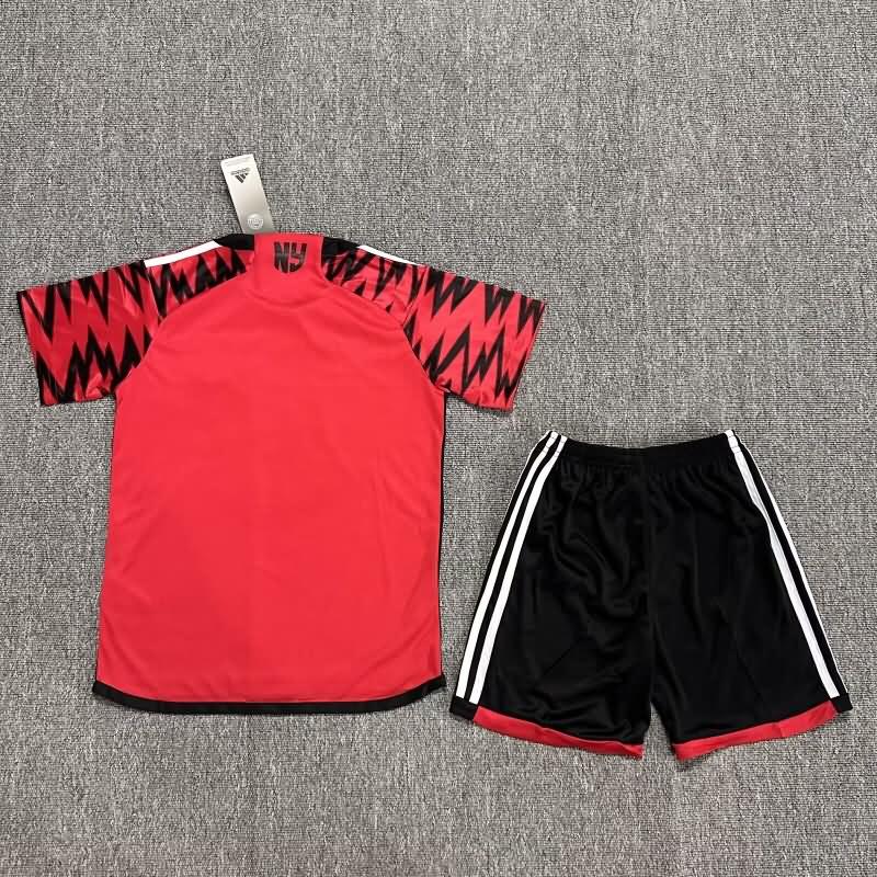 RB New York 2024 Kids Home Soccer Jersey And Shorts