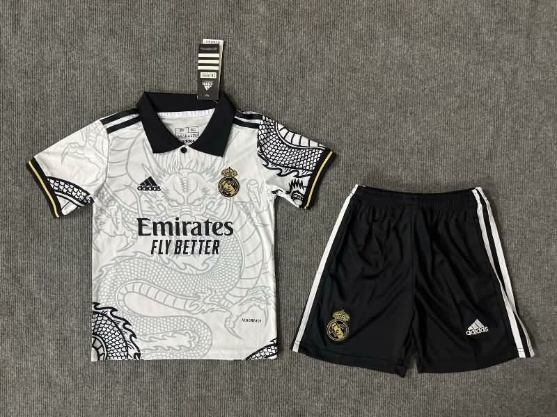 Real Madrid 24/25 Kids Special Soccer Jersey And Shorts 06