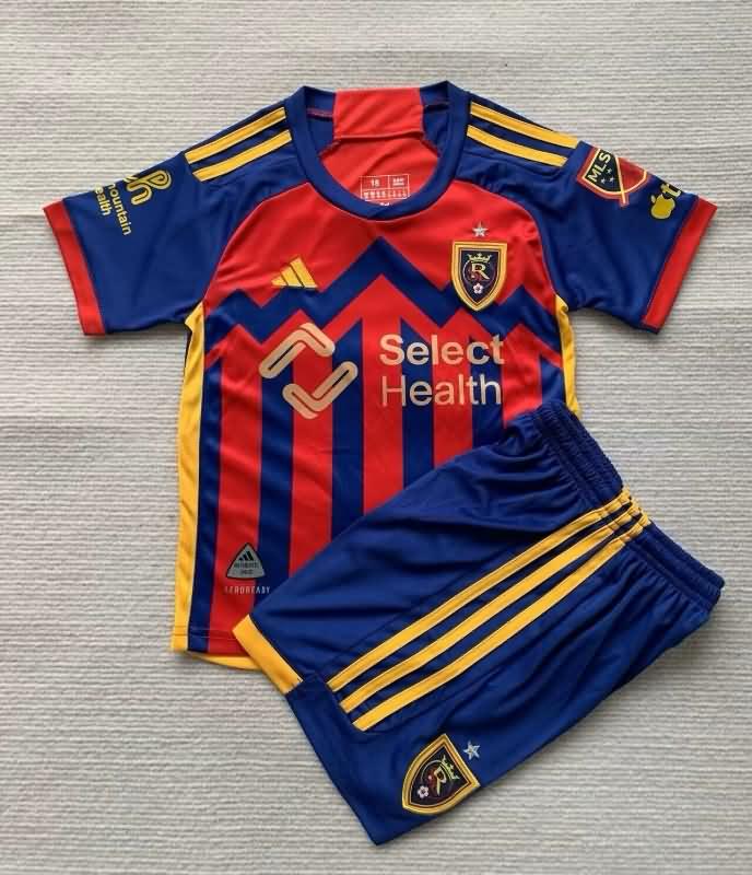 Real Salt Lake 2024 Kids Home Soccer Jersey And Shorts