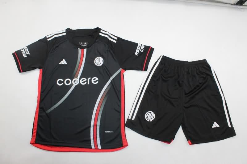 River Plate 2024 Kids Third Soccer Jersey And Shorts