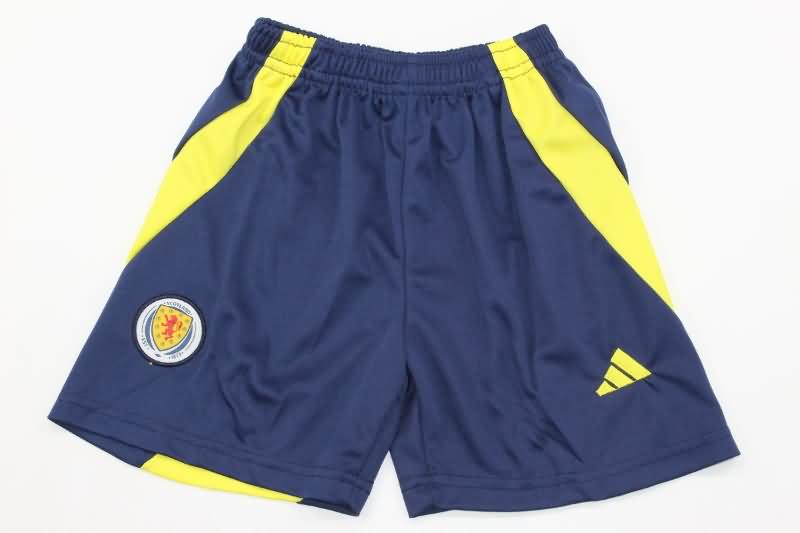 Scotland 2024 Kids Home Soccer Jersey And Shorts