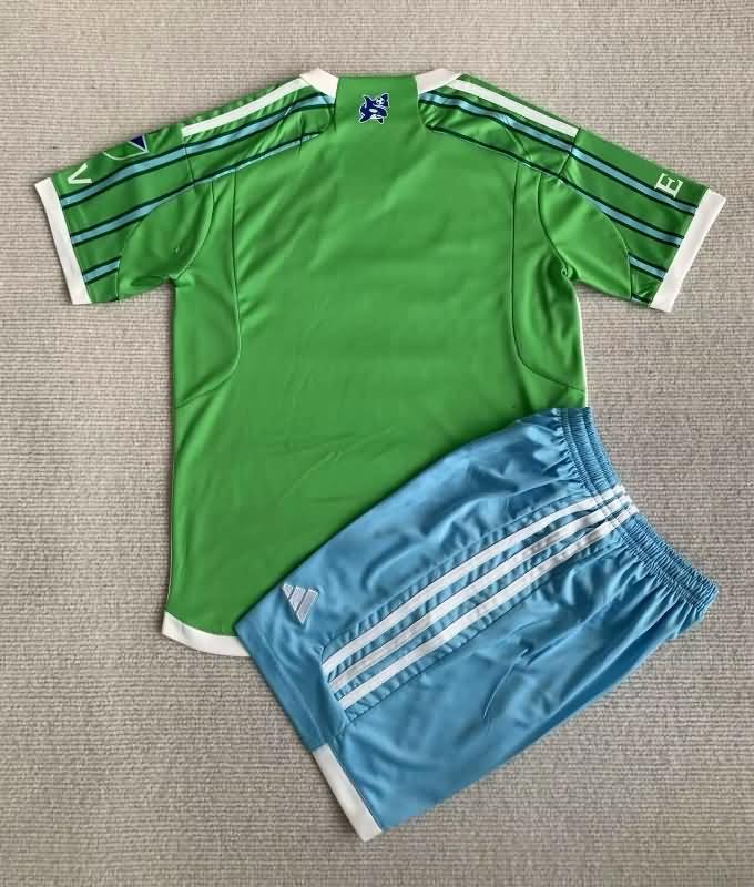 Seattle Sounders 2024 Kids Home Soccer Jersey And Shorts
