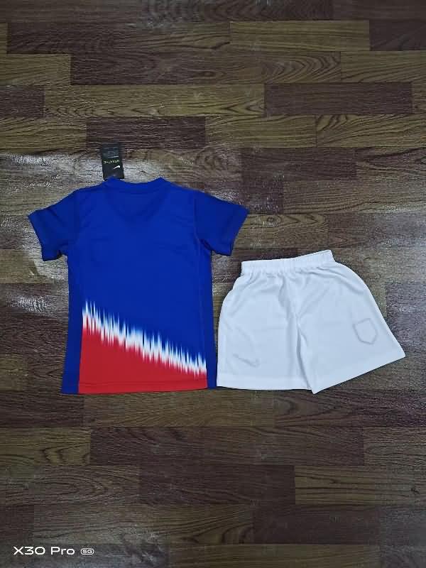 USA 2024 Kids Copa America Away Soccer Jersey And Shorts