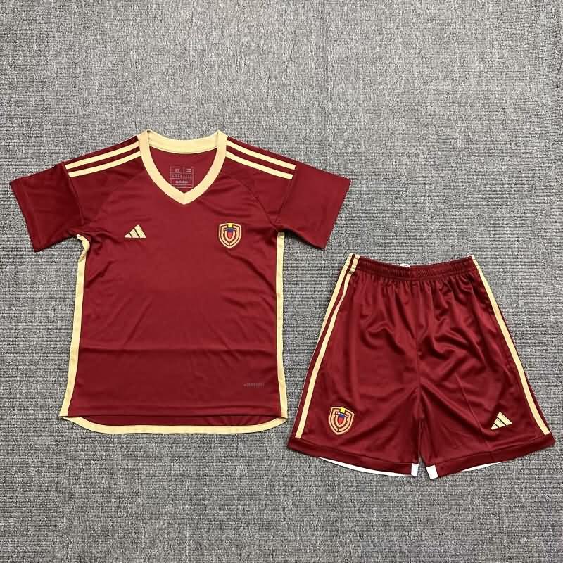 Venezuela 2024 Kids Home Soccer Jersey And Shorts