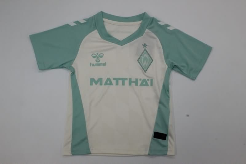 Werder Bremen 24/25 Kids Away Soccer Jersey And Shorts