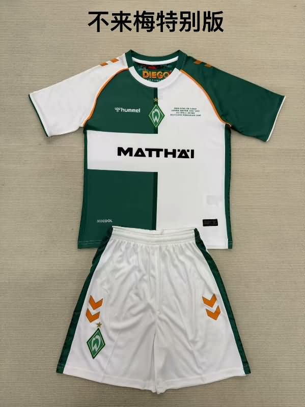 Werder Bremen 24/25 Kids Special Soccer Jersey And Shorts