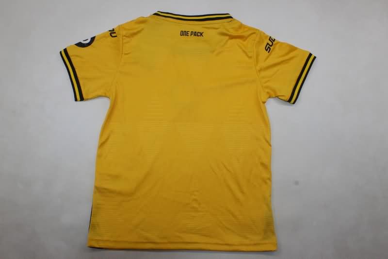Wolves 24/25 Kids Home Soccer Jersey And Shorts