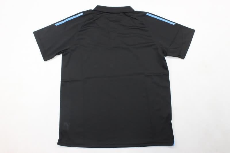 AAA(Thailand) Argentina 2024 Black Polo Soccer T-Shirt