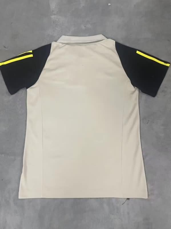 AAA(Thailand) Flamengo 2024 Grey Polo Soccer T-Shirt