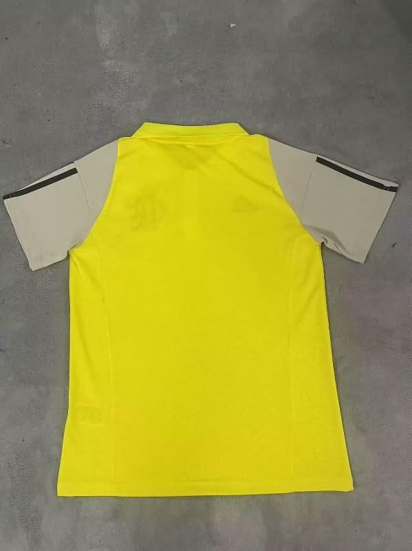 AAA(Thailand) Flamengo 2024 Yellow Polo Soccer T-Shirt