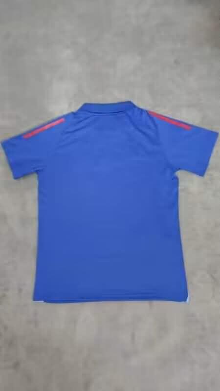 AAA(Thailand) Italy 2024 Blue Polo Soccer T-Shirt