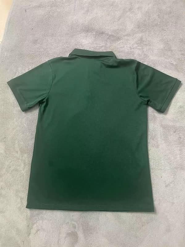 AAA(Thailand) Portugal 2024 Green Polo Soccer T-Shirt