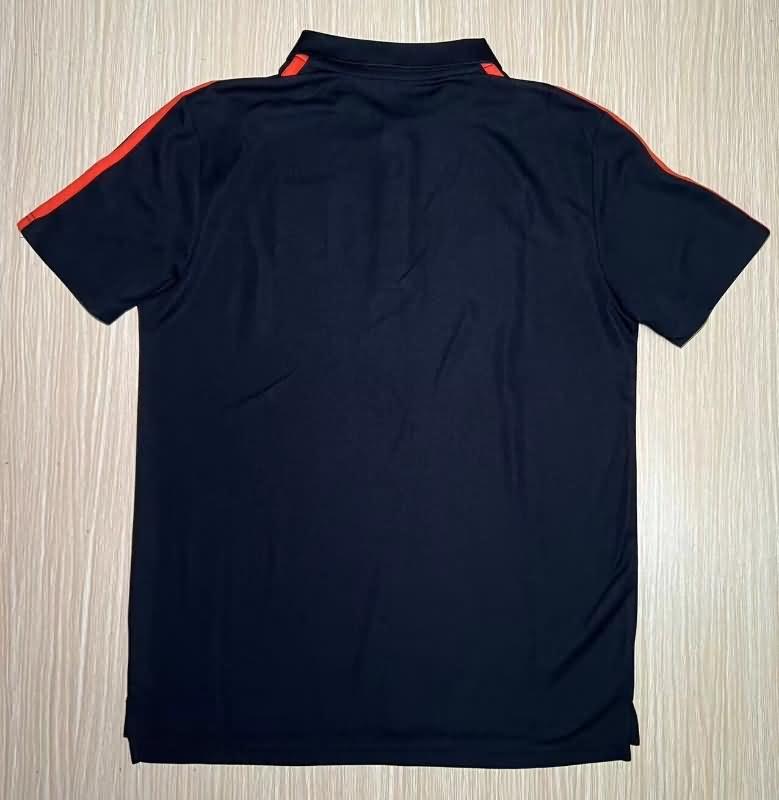 AAA(Thailand) Tigres UANL 24/25 Black Polo Soccer T-Shirt