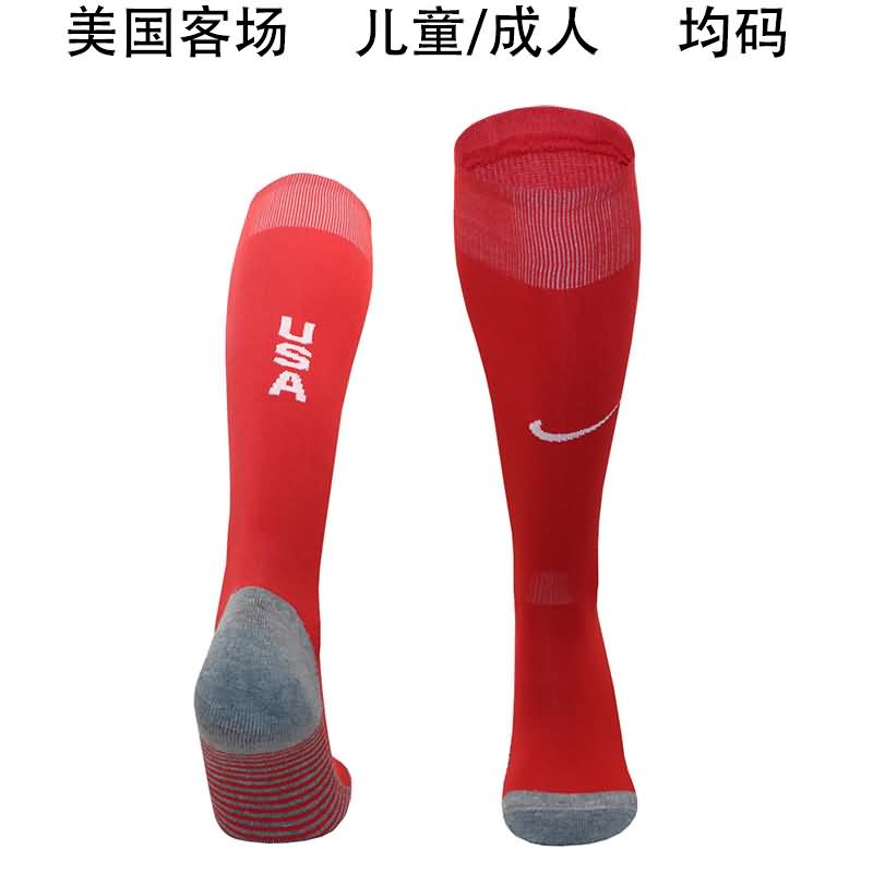 AAA(Thailand) USA 2024 Away Soccer Socks