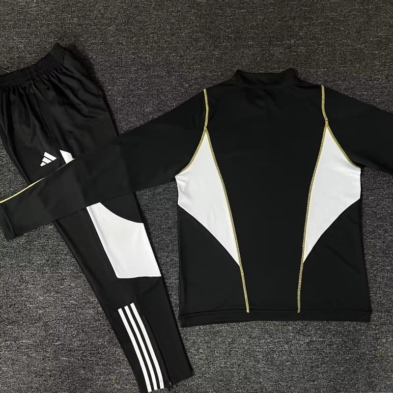 AAA(Thailand) Colo Colo 2024 Black Soccer Tracksuit
