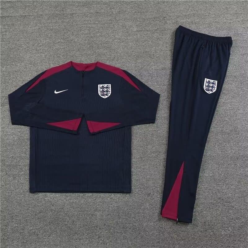 AAA(Thailand) England 2024 Dark Blue Soccer Tracksuit