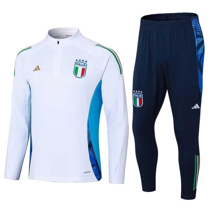 AAA(Thailand) Italy 2024 White Soccer Tracksuit