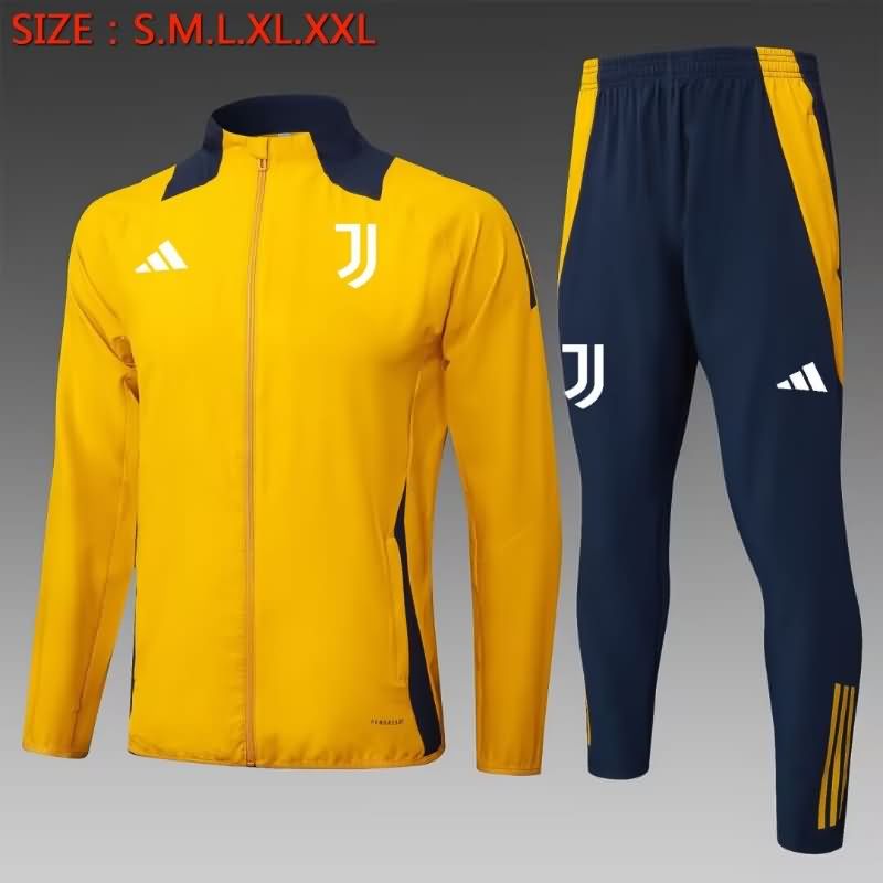 AAA(Thailand) Juventus 24/25 Yellow Soccer Tracksuit