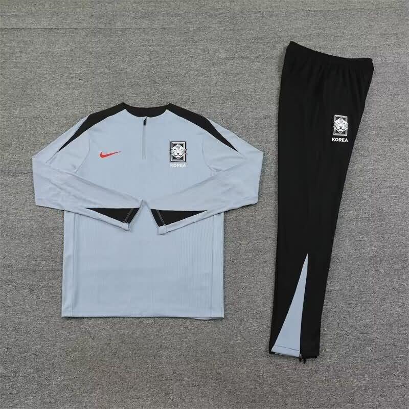 AAA(Thailand) Korea 2024 Grey Soccer Tracksuit
