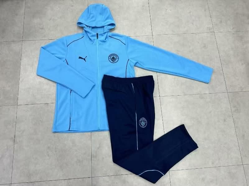 AAA(Thailand) Manchester City 24/25 Blue Soccer Tracksuit 04