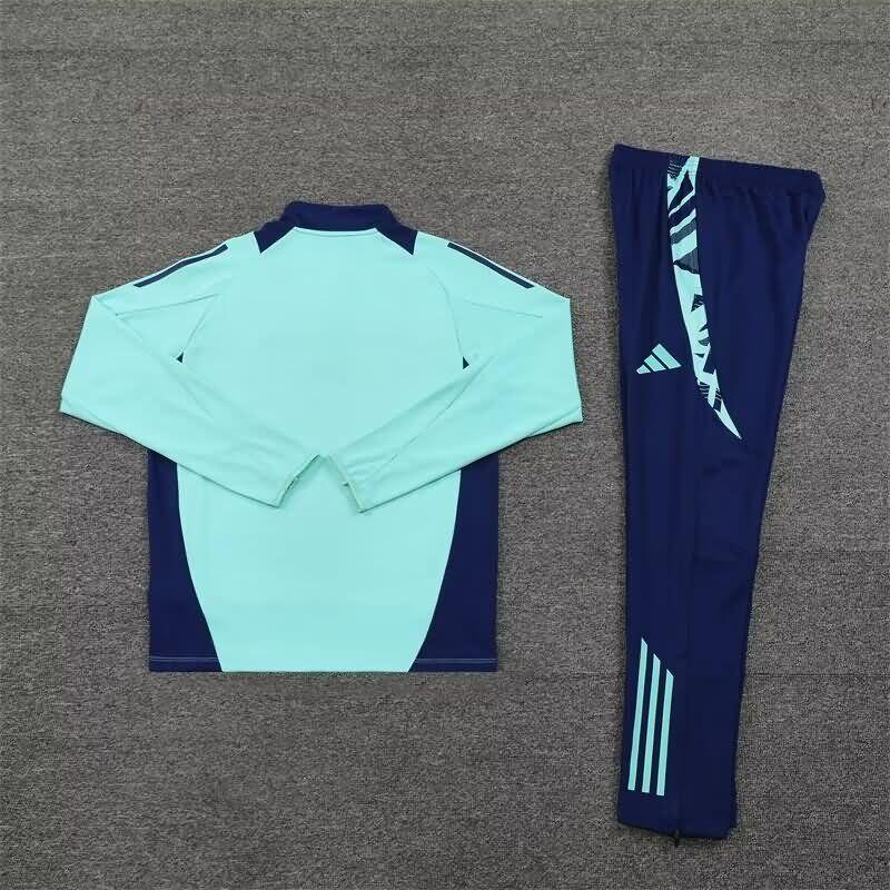 AAA(Thailand) Manchester United 24/25 Green Soccer Tracksuit 02