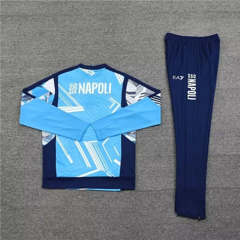 AAA(Thailand) Napoli 24/25 Blue Soccer Tracksuit