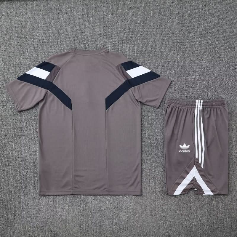 AAA(Thailand) Real Madrid 24/25 Grey Soccer Training Sets 03