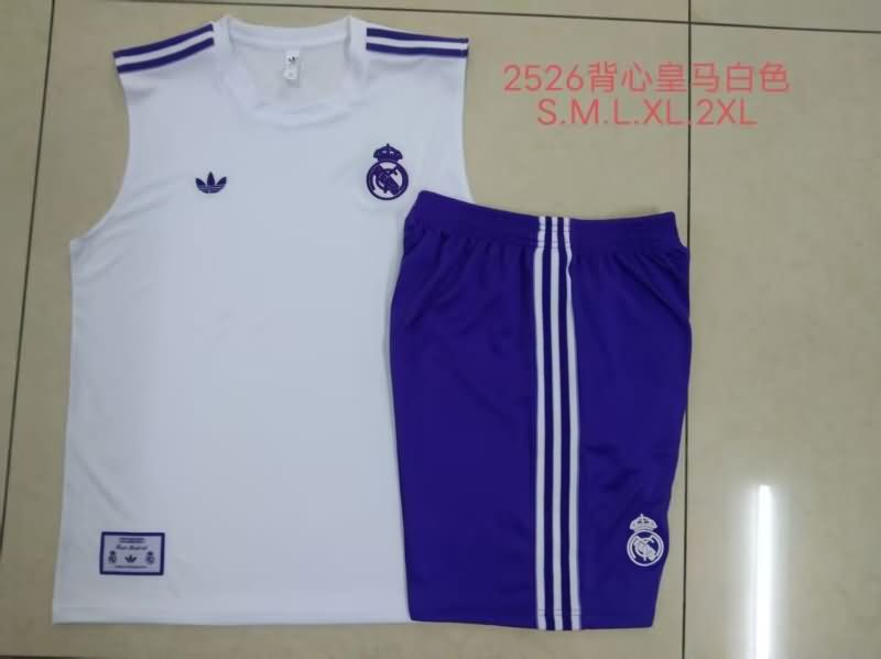 AAA(Thailand) Real Madrid 24/25 White Soccer Training Sets 09