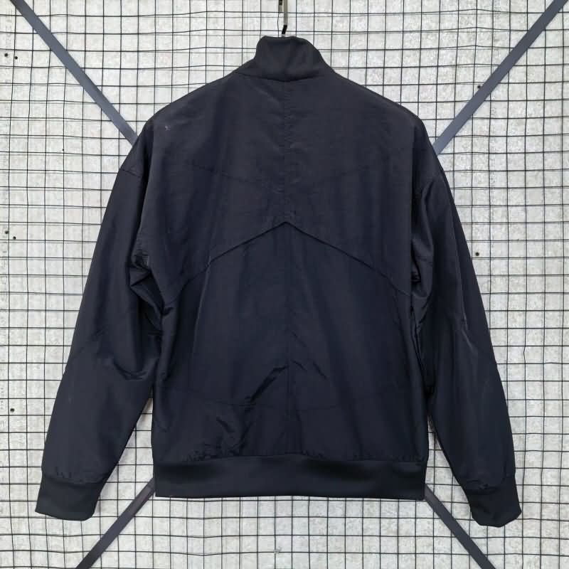 AAA(Thailand) Barcelona 24/25 Black Soccer Windbreaker