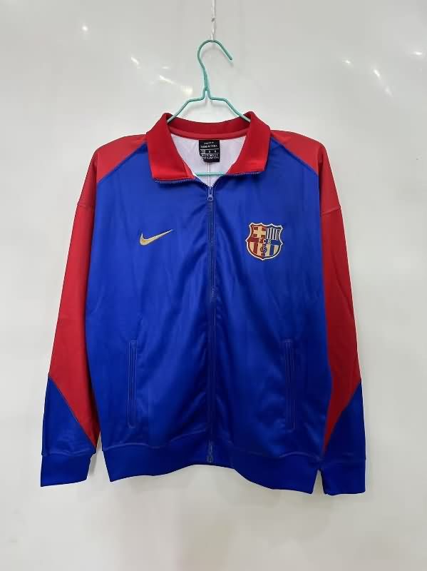 AAA(Thailand) Barcelona 24/25 Blue Soccer Windbreaker 03
