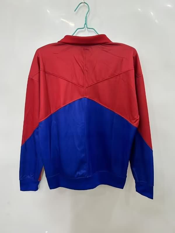 AAA(Thailand) Barcelona 24/25 Blue Soccer Windbreaker 03