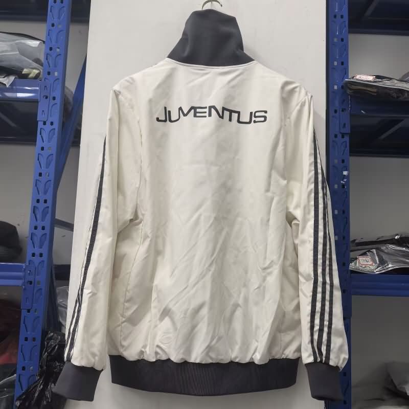 AAA(Thailand) Juventus 24/25 White Soccer Windbreaker