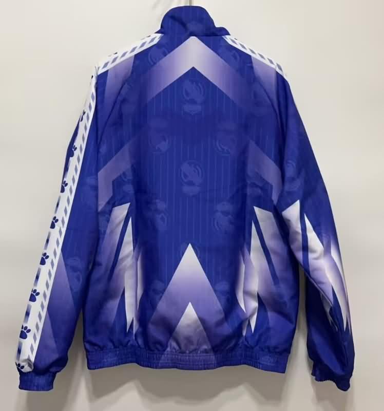 AAA(Thailand) Real Madrid 24/25 Blue White Reversible Soccer Windbreaker