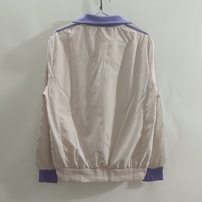 AAA(Thailand) Real Madrid 24/25 Cream Soccer Windbreaker