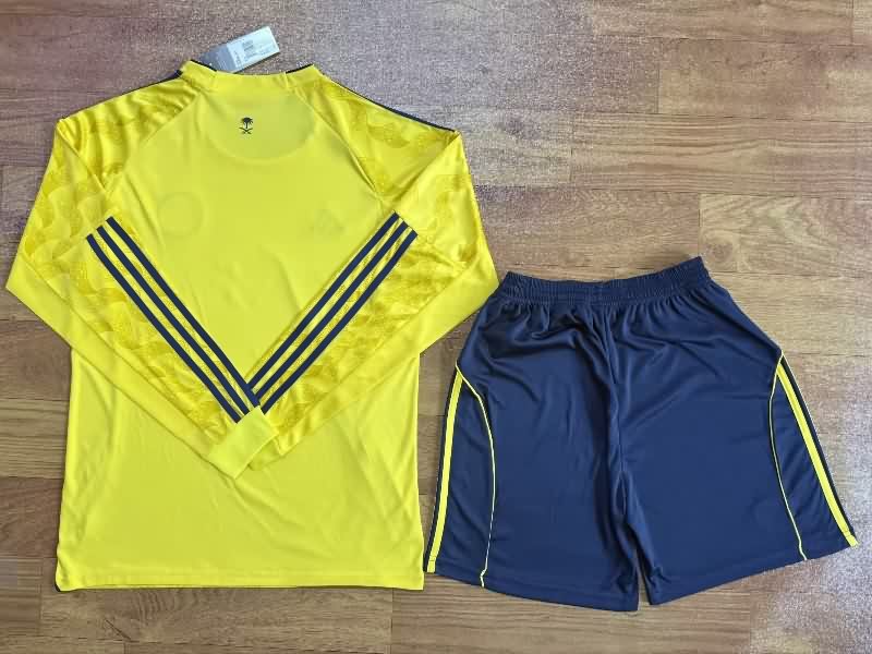 Al Nassr FC 25/26 Home Long Sleeve Soccer Jersey