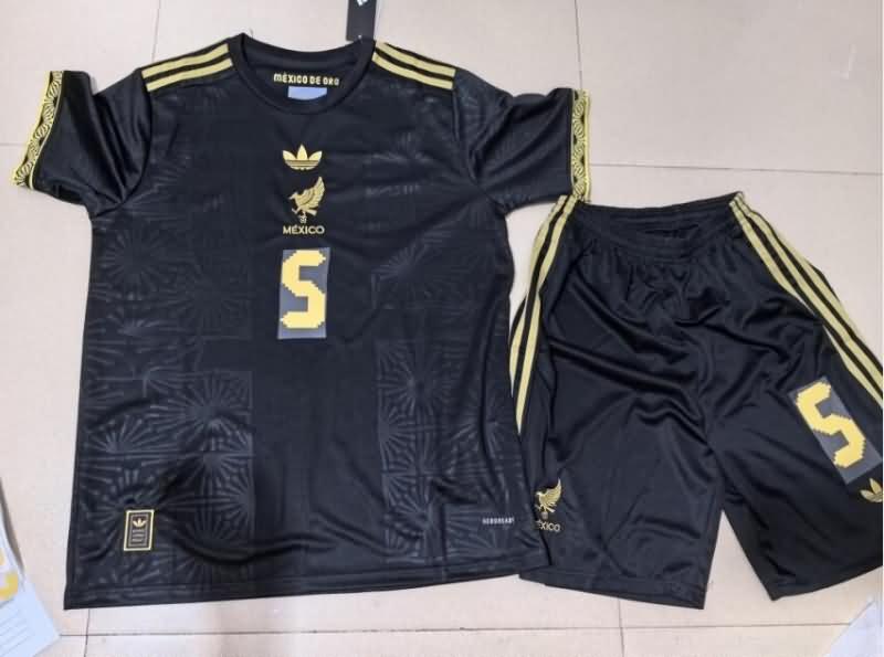 Mexico 2025 Black Soccer Jersey