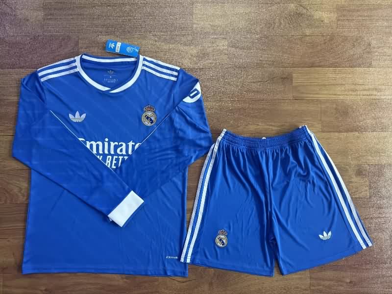Real Madrid 25/26 Third Long Sleeve Soccer Jersey