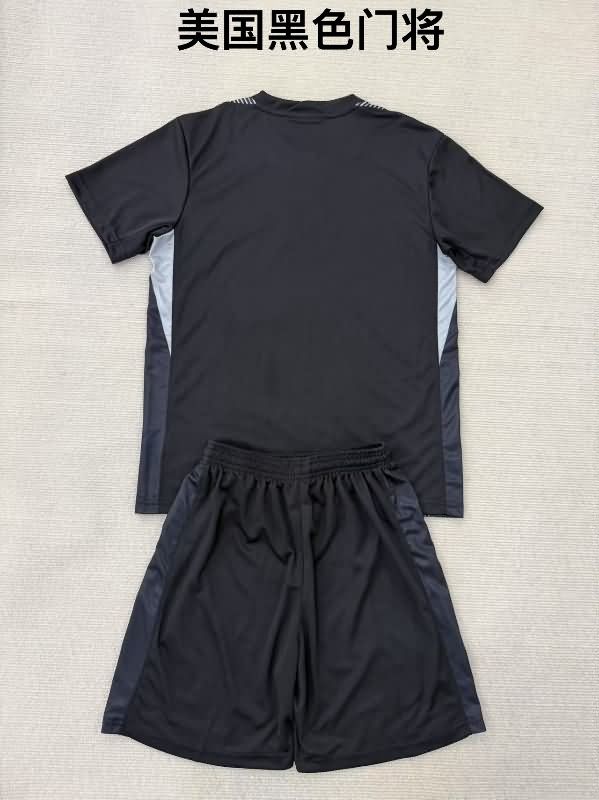 USA 2025 Goalkeeper Black Soccer Jersey