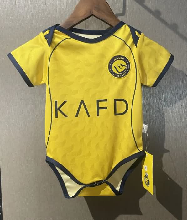 AAA(Thailand) Al Nassr FC 25/26 Home Baby Soccer Jerseys