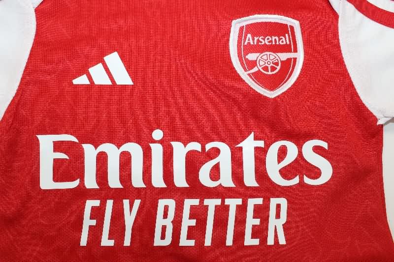 AAA(Thailand) Arsenal 25/26 Home Baby Soccer Jerseys