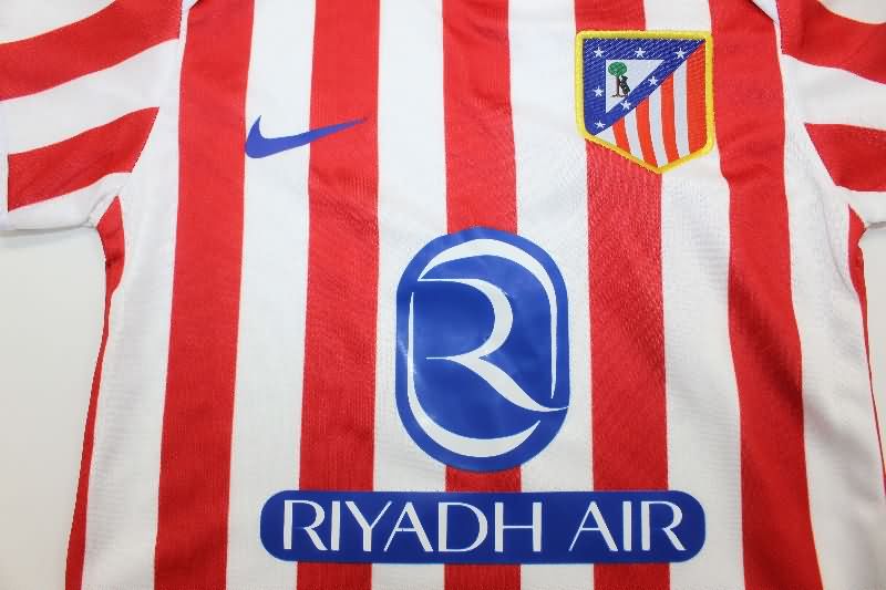 AAA(Thailand) Atletico Madrid 25/26 Home Baby Soccer Jerseys