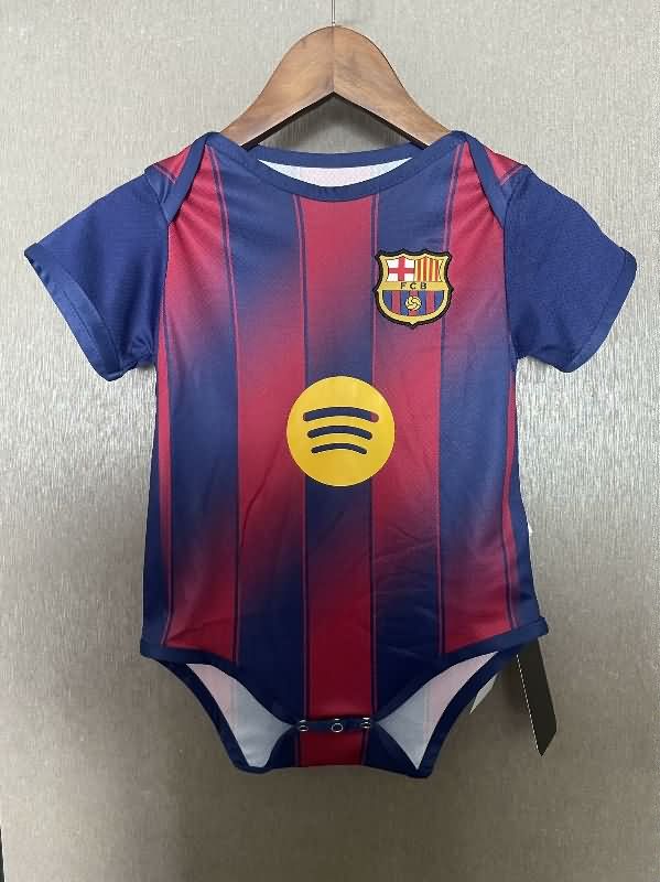 AAA(Thailand) Barcelona 25/26 Home Baby Soccer Jerseys