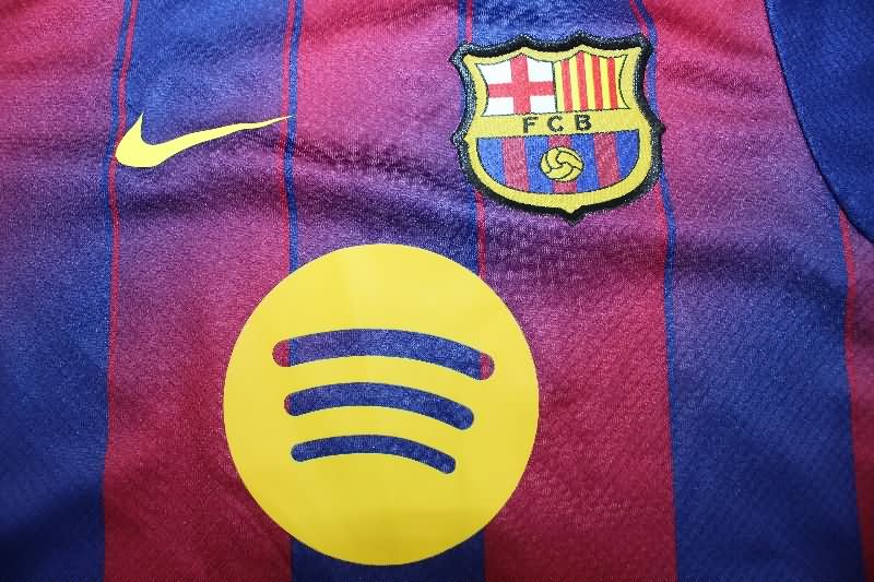 AAA(Thailand) Barcelona 25/26 Home Baby Soccer Jerseys