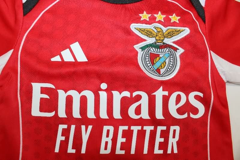 AAA(Thailand) Benfica 25/26 Home Baby Soccer Jerseys