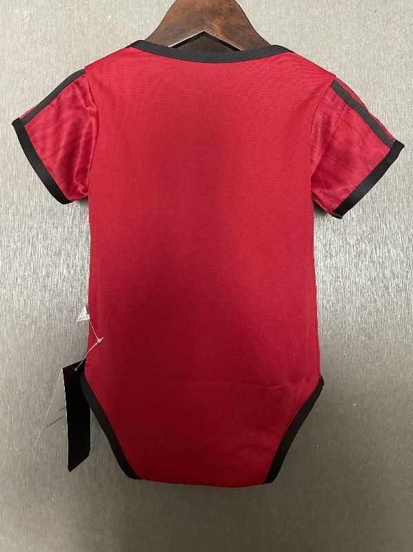 AAA(Thailand) Manchester United 25/26 Home Baby Soccer Jerseys